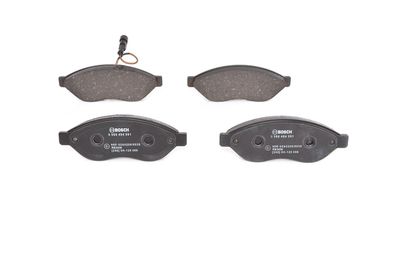 Brake Pad Set, disc brake 0 986 494 591