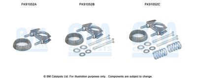 Монтажный комплект, катализатор BM CATALYSTS FK91052 для SKODA FELICIA