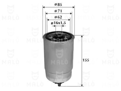 AKRON-MALÒ 1520004 Топливный фильтр  для ALFA ROMEO 145 (Альфа-ромео 145)