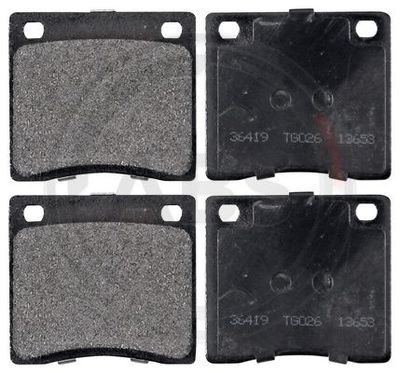 Zestaw klocków hamulcowych, hamulce tarczowe A.B.S. 36419