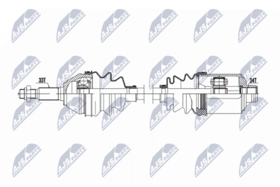 Wał napędowy NTY NPW-CH-162