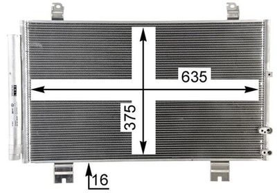 CONDENSATOR CLIMATIZARE MAHLE AC69000P 9
