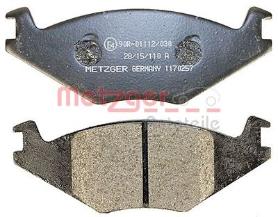 SET PLACUTE FRANA FRANA DISC METZGER AUTOTEILE 1170257 2