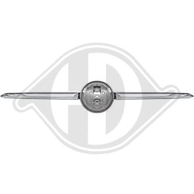 Решетка радиатора DIEDERICHS 3405140 для FIAT 500
