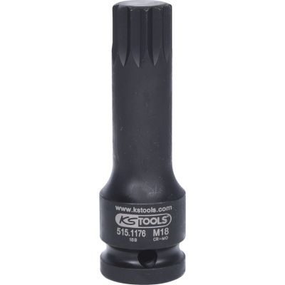 Ks Tools - Rázových bit dlhý XZN 1/2" M18