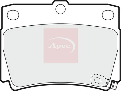 APEC Brake Pad Set, disc brake PAD1172