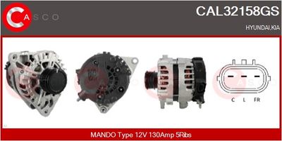 GENERATOR / ALTERNATOR CASCO CAL32158GS
