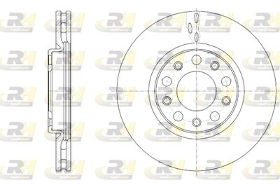 ROADHOUSE 61389.10 Тормозные диски  для ALFA ROMEO GIULIETTA (940_) 1.6 JTDM (940.FYE1_)