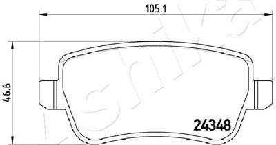 Brake Pad Set, disc brake 51-00-0212