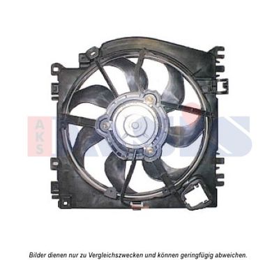 Вентилятор, охлаждение двигателя AKS DASIS 188045N для NISSAN MICRA