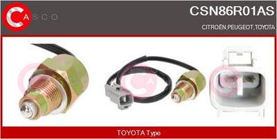 Spínač, světlo zpátečky CASCO CSN86R01AS