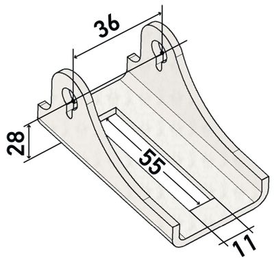 Holder HELLA 8HG 331 414-372