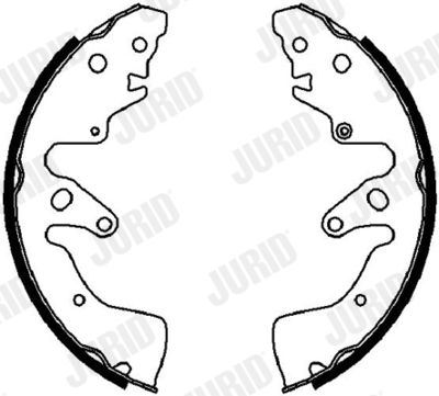 Комплект тормозных колодок JURID 362529J для SUZUKI GRAND VITARA