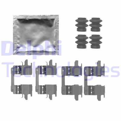 Комплектующие, колодки дискового тормоза DELPHI LX0723 для NISSAN PULSAR