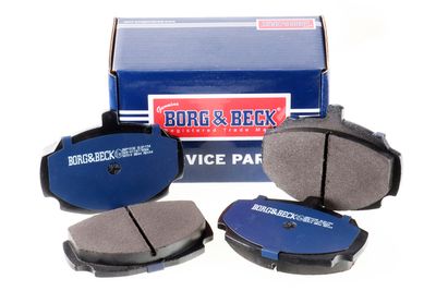 комплект спирачно феродо, дискови спирачки BORG & BECK BBP1038