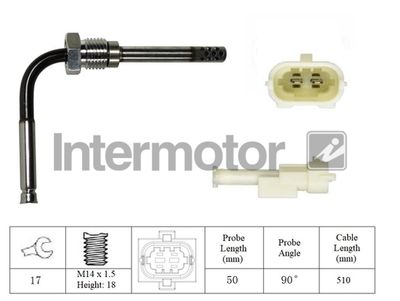 czujnik, temperatura spalin INTERMOTOR 27342
