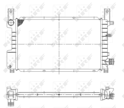 Радиатор, охлаждение двигателя WILMINK GROUP WG1722914 для FORD FIESTA