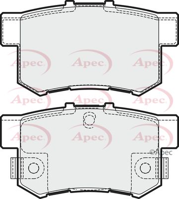 Brake Pad Set APEC PAD1829