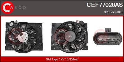 MOTOR ELECTRIC VENTILATOR CASCO CEF77020AS