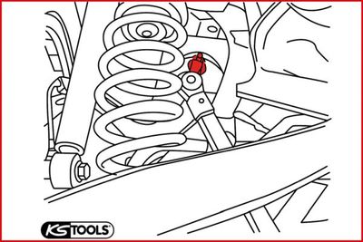 KS Tools Klíč k nastavení rozchodu kol 1/2", pro vozidla VAG 700.2385