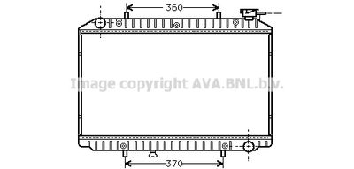 Радиатор, охлаждение двигателя PRASCO DNA2149 для NISSAN SERENA