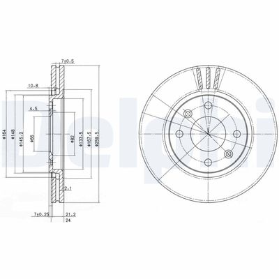 DISC FRANA DELPHI BG2871