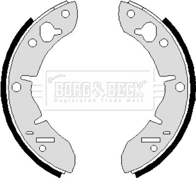 Комплект тормозных колодок BORG & BECK BBS6247 для ROVER MINI