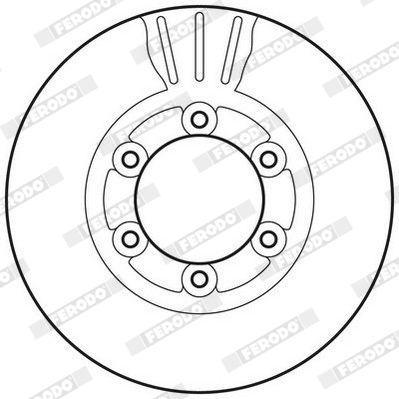 BREMSSCHEIBE FERODO DDF2161C 1