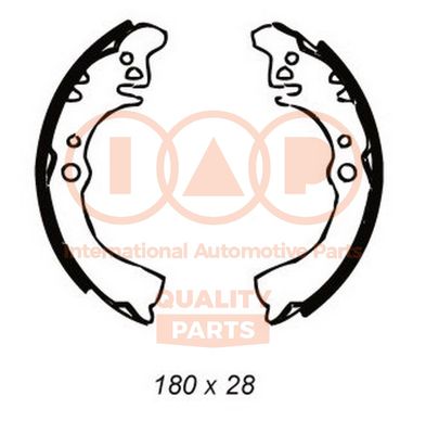 Комплект тормозных колодок IAP QUALITY PARTS 705-03090 для DAIHATSU CHARADE
