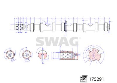 Распредвал SWAG 33 10 2806 для VW TIGUAN