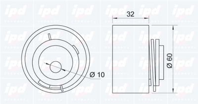 ROLA INTINZATOR CUREA DISTRIBUTIE IPD 140663 1