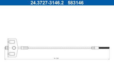 CABLU FRANA DE PARCARE