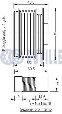 SISTEM ROATA LIBERA GENERATOR RUVILLE 542201 1