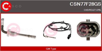 SENZOR TEMPERATURA GAZE EVACUARE