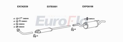 Układ wydechowy EUROFLO TBSAM131001B