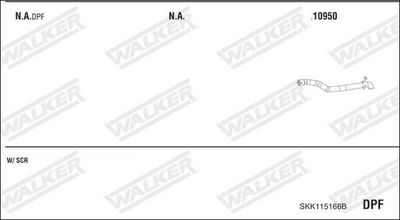 SISTEM DE ESAPAMENT WALKER SKK115166B