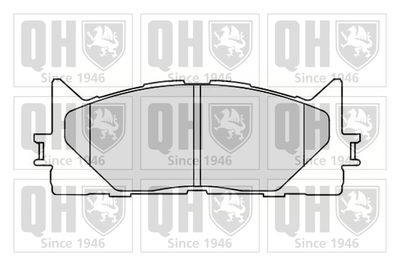 QUINTON HAZELL BP1611 Тормозные колодки и сигнализаторы  для TOYOTA CAMRY седан (_V4_) 2.4 (ACV40_)