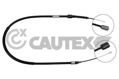 Тросик, cтояночный тормоз CAUTEX 489015 для OPEL TIGRA