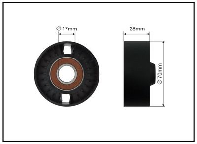 Kreipiantysis skriemulys, V formos rumbuotas diržas