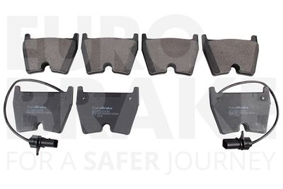 Sada brzdových destiček, kotoučová brzda EUROBRAKE 5502224785