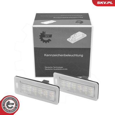 Valstybinio numerio apšvietimas 72SKV620 ESEN SKV