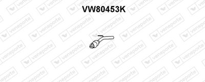 VENEPORTE VW80453K Катализатор для VW TRANSPORTER IV Автобус (70B, 70C, 7DB, 7DK, 70J, 70K, 7DC, 7
