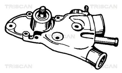 Водяной насос, охлаждение двигателя TRISCAN 8600 28079 для PEUGEOT 504