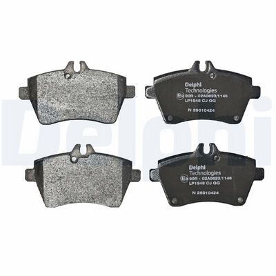 Remblokken set Voor , past: MERCEDES A (W169), B SPORTS TOURER (W245) 1.5-2.0D 09.04-06.12