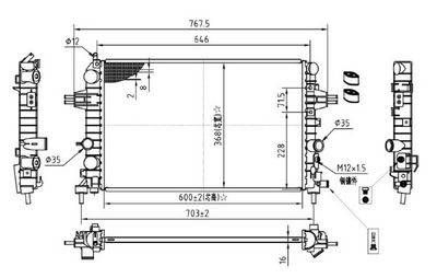 RADIATOR RACIRE MOTOR