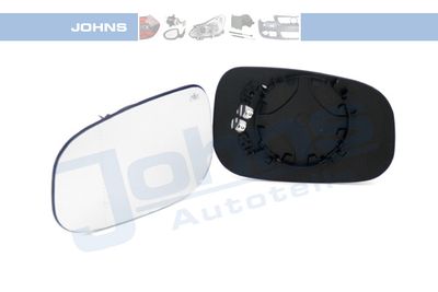 JOHNS 90 22 37-85 Наружное зеркало  для VOLVO S60 I (384) 2.4 T AWD