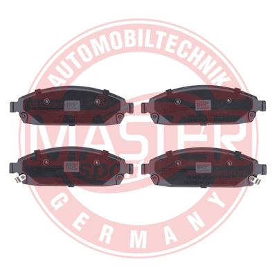 Комплект тормозных колодок, дисковый тормоз MASTER-SPORT GERMANY 13046141362N-SET-MS для JEEP COMMANDER