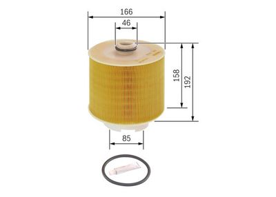 Luftfilter BOSCH F 026 400 198