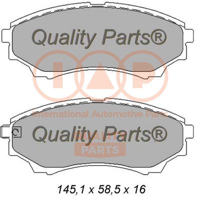 Комплект тормозных колодок, дисковый тормоз IAP QUALITY PARTS 704-11073 для FORD RANGER