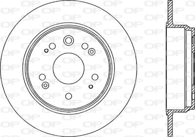 OPEN PARTS BDR2171.10 Тормозные диски  для HONDA CROSSROAD (Хонда Кроссроад)